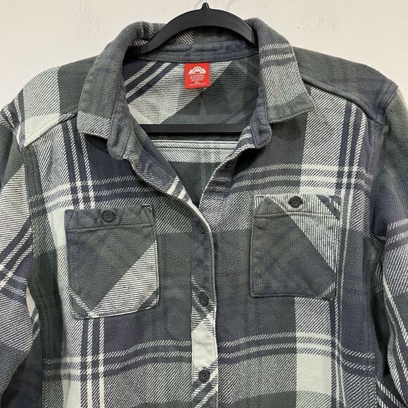 Eastern Mountain Sports Women’s Thick Flannel Shirt Shacket Outdoor XL Cotton - Picture 4 of 6